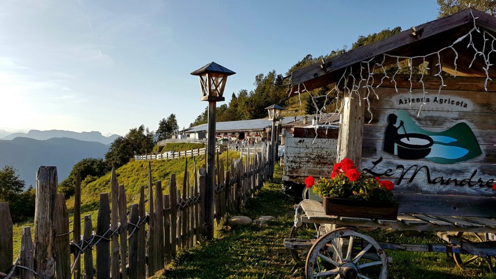 Snijplank met foto uit Italië