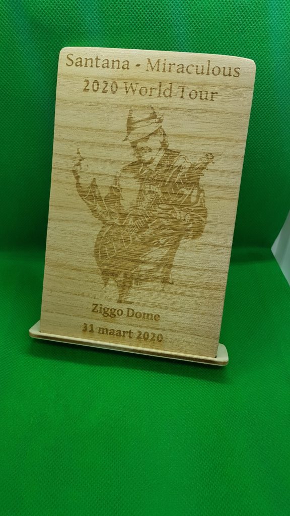 Houten ticket als cadeau · 1