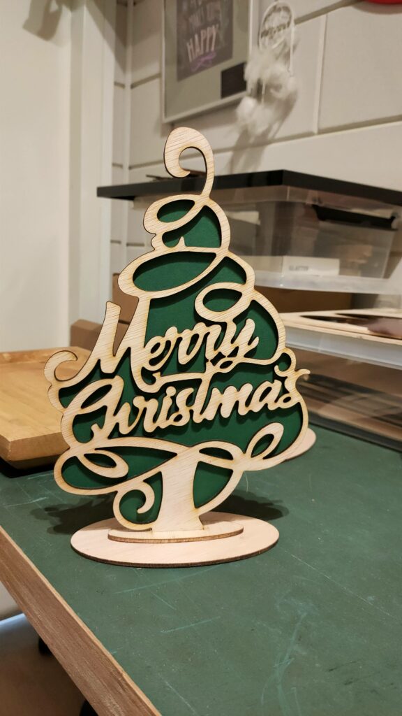 Kerstdecoratie van hout · 6