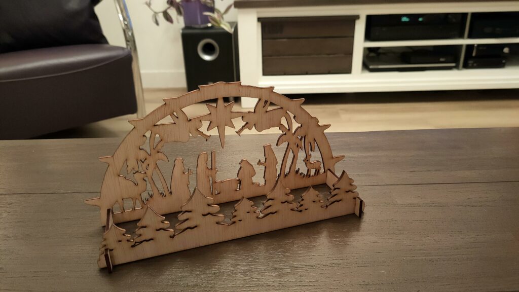 Kerstdecoratie van hout · 2