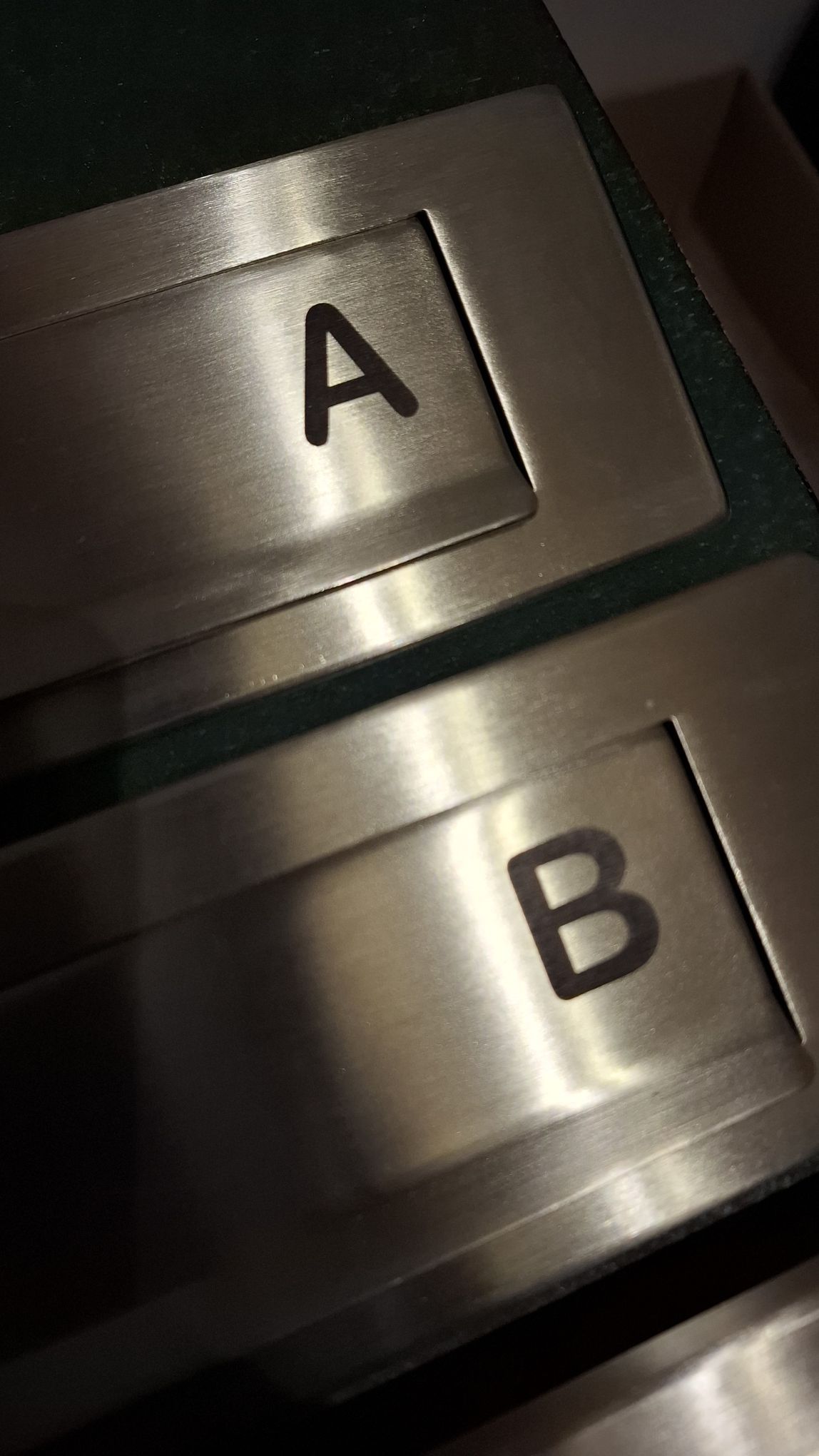Brievenbusklep gemarkeerd